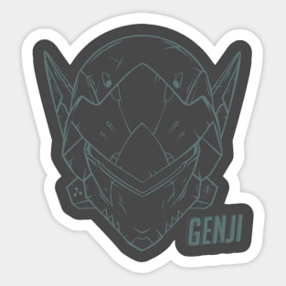 Genji Green Sticker